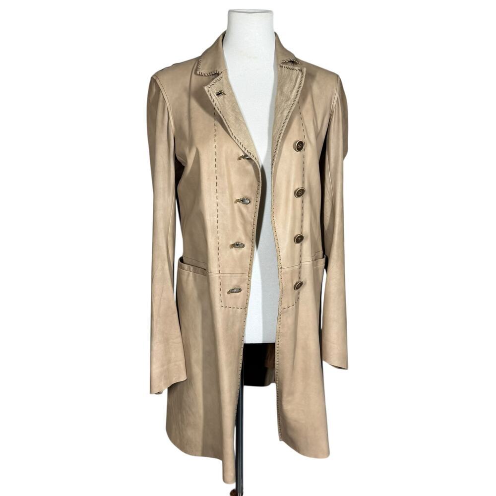 Nigel Preston & Knight Lambskin Leather Vintage 1990s Jacket Small